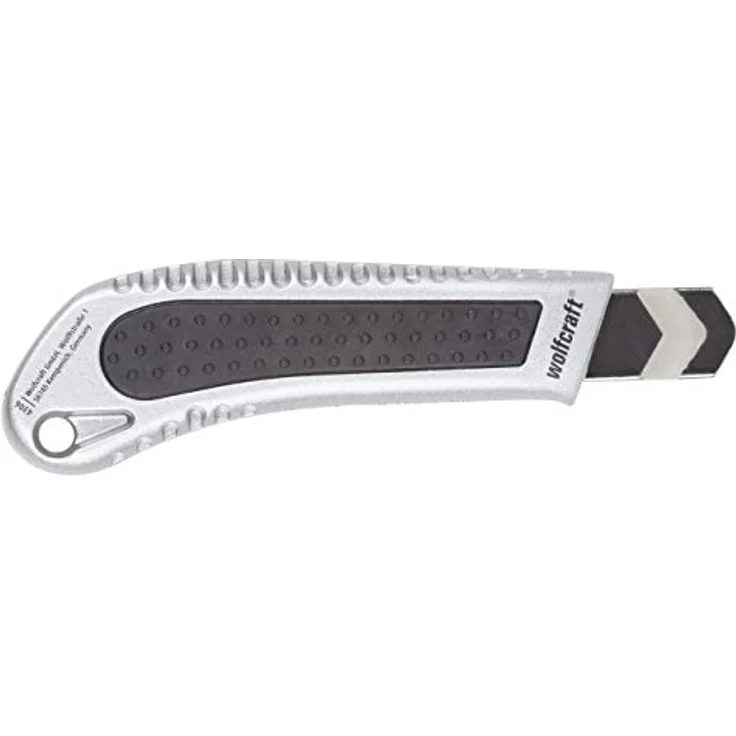 wolfcraft Abbrechklingenmesser 4306000 ? Extra scharfes Cutter Messer mit 18mm Abbrechklinge ? Kompatibel mit Standardklingen – Bild 3