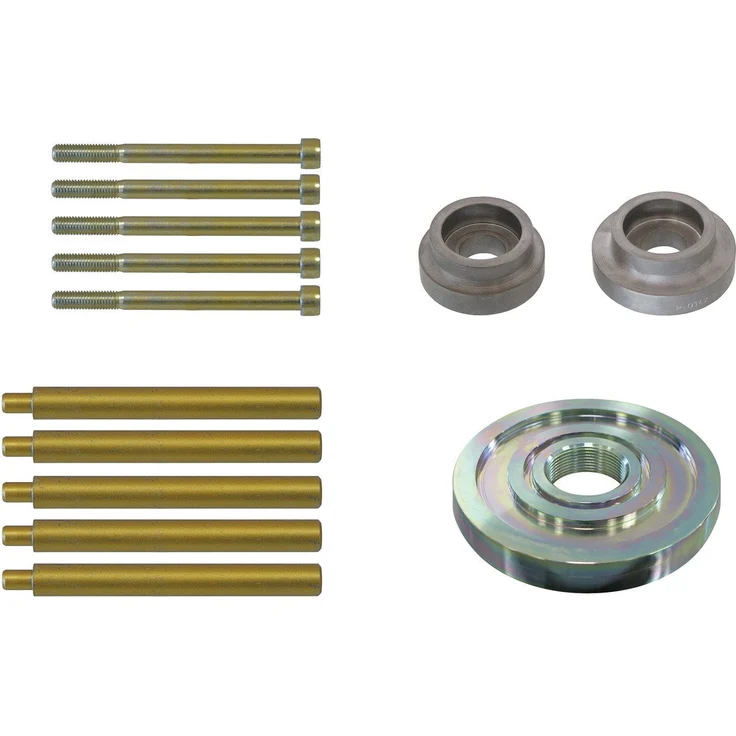 Gedore Radlager-Werkzeugsatz KL-0040-860 für Ford Transit, schnelles Abziehen und Einpressen der Radnabe, effizienter Einsatz ohne Achsvermessung