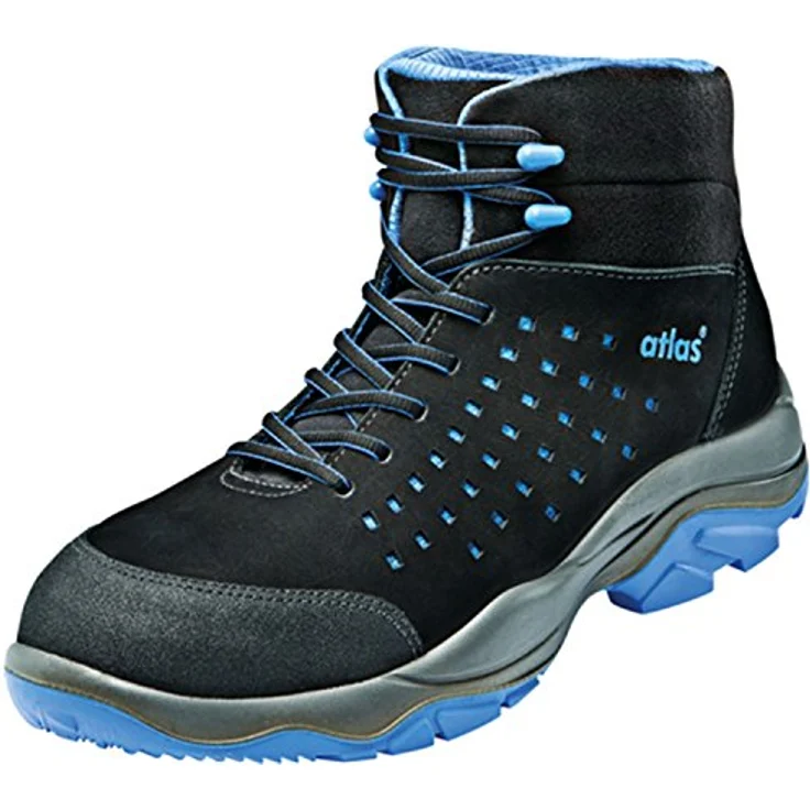 Atlas SL 825 XP Blue ESD S1P SRC Sicherheitshochschuhe, atmungsaktiv, wasserabweisend, Größe 40 EU, blau – Bild 2