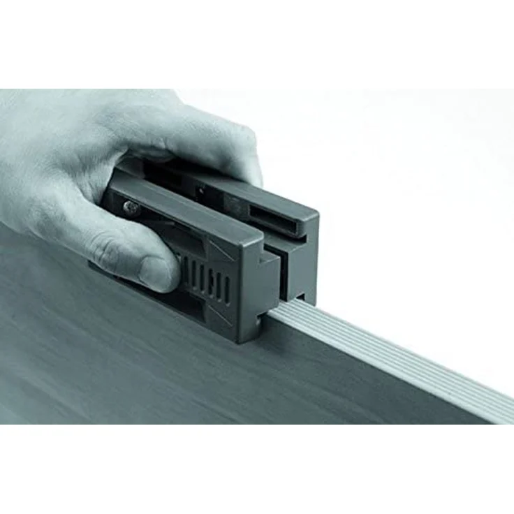 YATO YT-5710, doppelseitiger Furnierschneider aus SK5-Stahl für Möbelplatten bis 25 mm Dicke, Kunststoffkörper – Bild 2