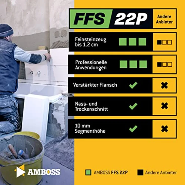 Amboss FFS 22P Diamant Trennscheibe 200 x 1.9 x 25.4 – Bild 7