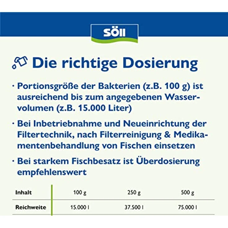 Söll FilterStarterBakterien 500 g (13550) – Bild 6