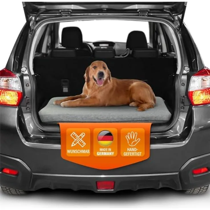 Foxx Hundekissen für Hunde und Katzen Hundematratze Hundebett wasserdicht Outdoor anthrazit 74x46x6 cm