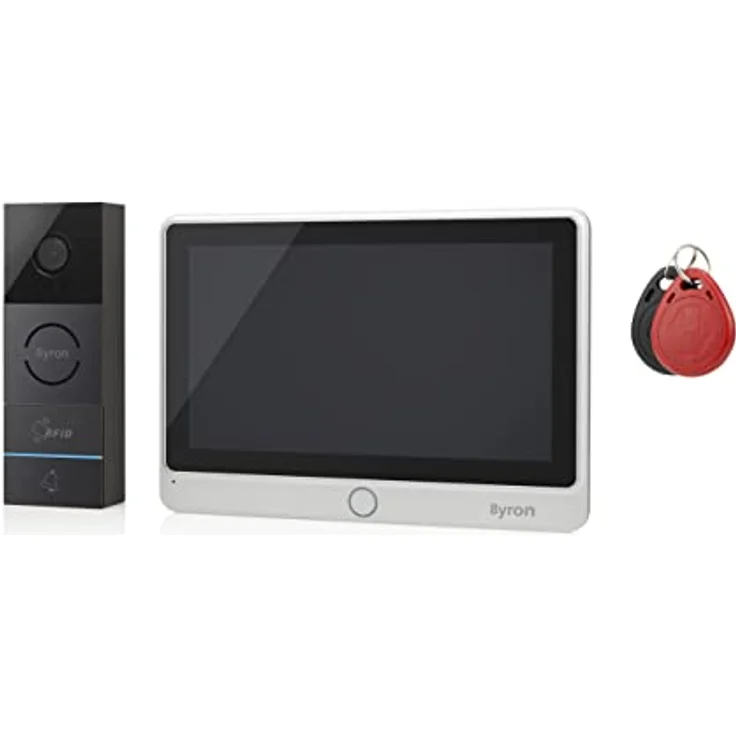 Byron RFID-Videogegensprechanlage mit einem 7 Zoll HD Touchscreen,Videoaufnahmefunktion & Nachtsicht, DIC-24112 – Bild 4
