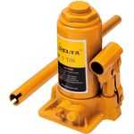 Delta SG.GR.05000, Hydraulischer Wagenheber mit 5 Tonnen Tragkraft, leicht und robust, mit Sicherheitsventil und Prüfzeugnis