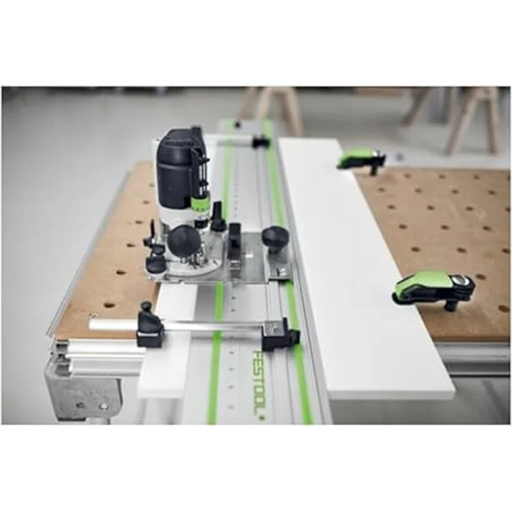 Festool Führungsplatte FP-LR 32, Sägen-Zubehör mit Zentrierdorn für präzise Lochreihen im 32 mm Abstand – Bild 3