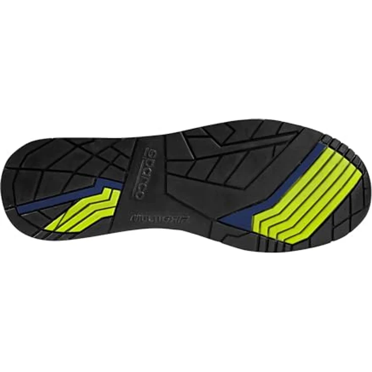 Sparco Dani S1P SRC Sicherheitsschuh, Sneaker-Stil, EVA-Sohle, Blau/Gelb, Größe 46 – Bild 4