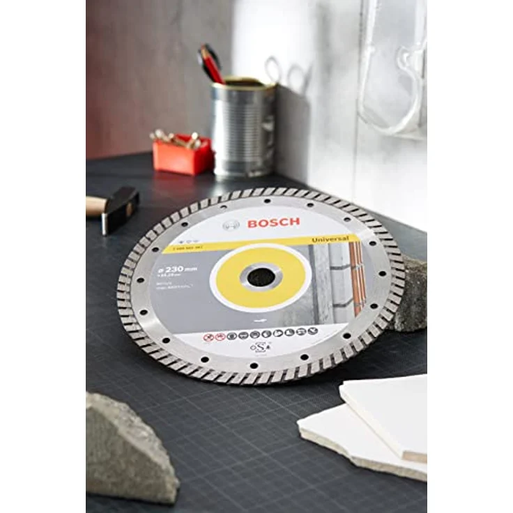 Bosch Professional Diamanttrennscheibe (für Stein, Ø: 230 mm, BohrungsØ: 22,23 mm, Zubehör für Winkelschleifer) – Bild 5