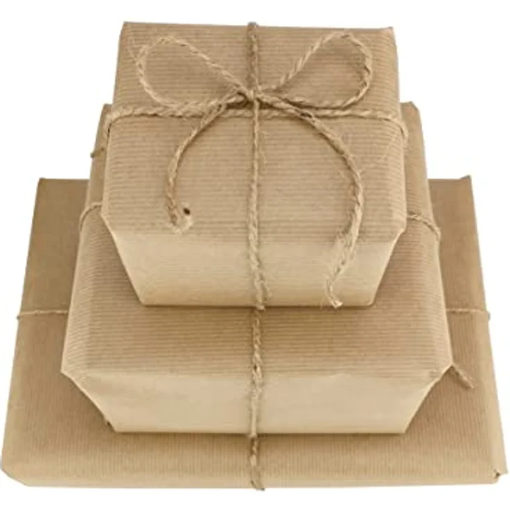 D.RECT Jute-Schnur 10m, 12 Stück | Naturbraune Kordel, 1.2mm Dicke | Ideal für Verpackungen, DIY Kunst-Handwerk, Floristik und Dekoration – Bild 5