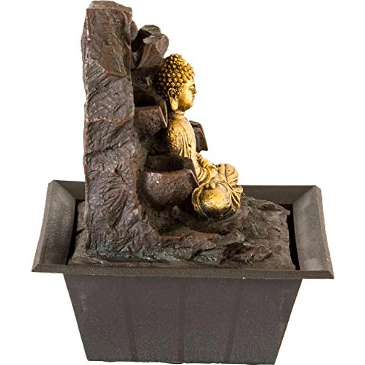 Zimmerbrunnen BUDDHA mit LED-Beleuchtung Dhyana – Bild 10