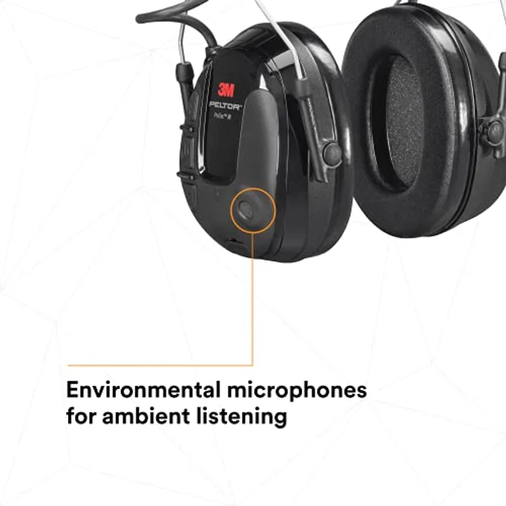 3M Peltor MT13H221A ProTac III Gehörschutz-Headset, Kopfbügel, Schwarz – Bild 4