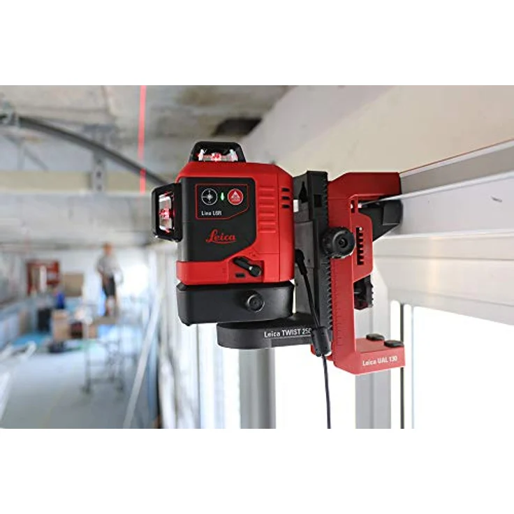 Leica LINO L6R-1, Linienlaser rot mit 3x360° Laserlinien, Li-Ionen Akku, magn. Multifunktionsadapter TWIST 250 + Wandadapter – Bild 7