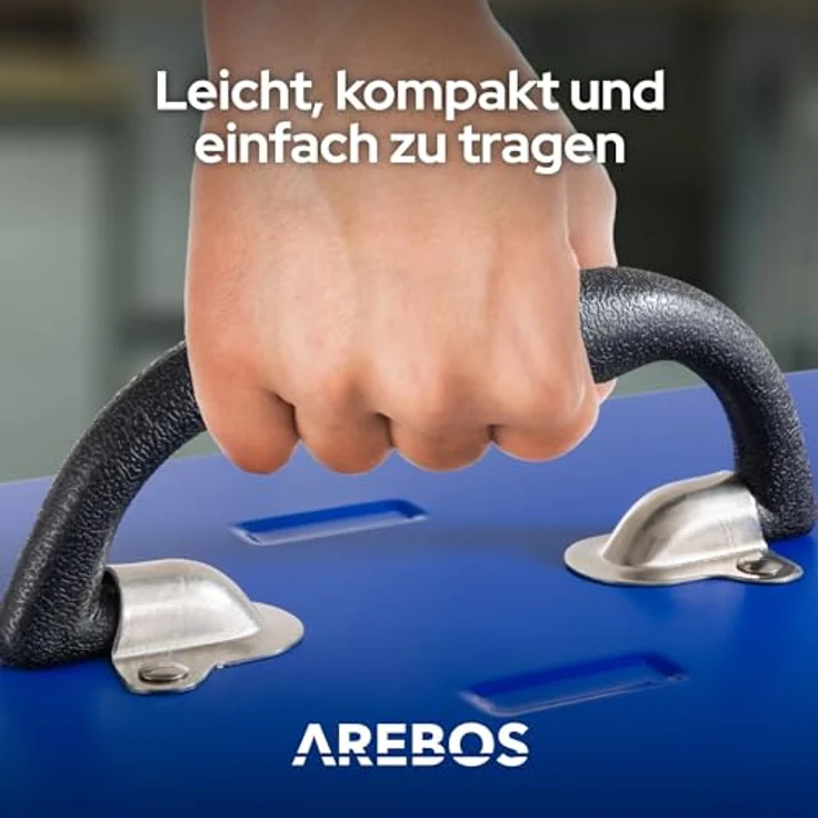 Canbolat Vertriebs Gmbh - AREBOS Werkzeugkoffer mit 3 Schubfächer blau - Werkzeugkasten Werkzeugbox Werkzeugkiste - blau – Bild 7