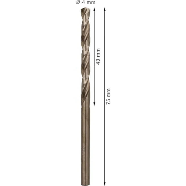 Bosch Professional Metallbohrer HSS-Cobalt (10 Stück, Ø 4 mm) – Bild 4