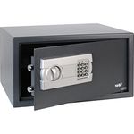 HMF Tresor passend für 15 Zoll Laptop und Ordner, Möbeltresor Laptopsafe Safe 450 x 250 x 365 mm