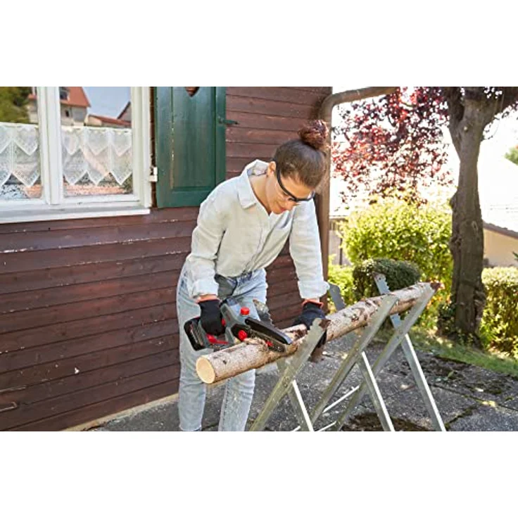 AL-KO Akku-Kettensäge CSM 1815, 15 cm Schwertlänge, ohne Akku und Ladegerät, emissionsfreies Arbeiten, 18 V Li-Ion, 30 ml Bio-Kettenöl, SDL® - Smart Dynamic Lubrication – Bild 4