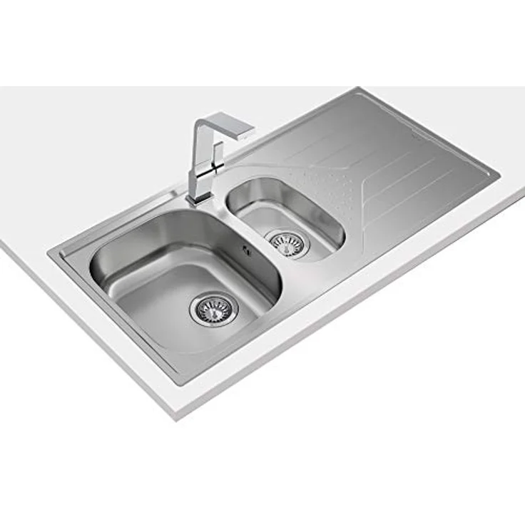 Teka Universe 60 T-XP 1½C 1E Einbauspüle, wendbar, Edelstahl, großes Becken mit Abtropffläche, 60 cm – Bild 3