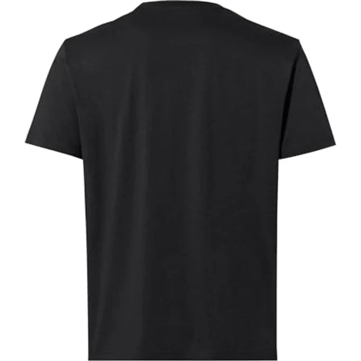 Vaude Cyclist T-Shirt V, Herren Shirt aus 70% Baumwolle und 30% Polyester, atmungsaktiv und schnell trocknend, Schwarz, Größe S – Bild 2