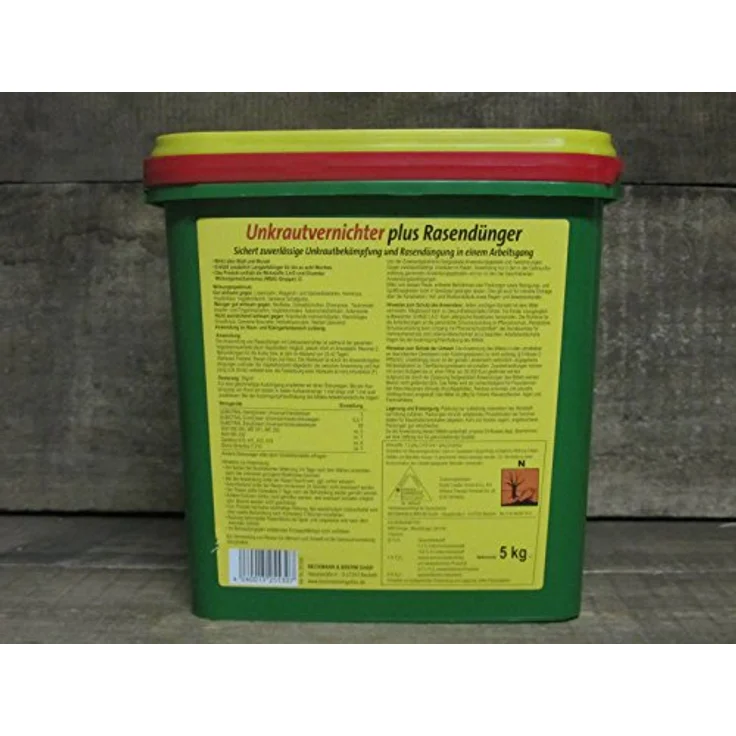 Beckmann 5 kg Rasendünger mit Unkrautvernichter + Langzeitwirkung für ca.250m² – Bild 2