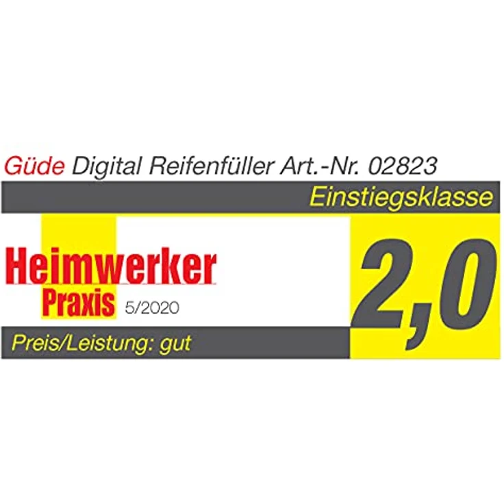Güde 2823 Digital Reifenfüller 11 E (4-stellige Digitalanzeige, Automatikabschaltung, Anschlussnippel, Luftablassventil) – Bild 9