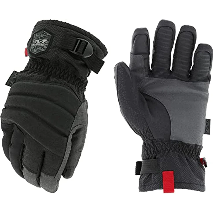 Mechanix Wear ColdWork™ Peak Arbeitshandschuhe, groß, schwarz/grau, wasserabweisend, mit 5 mm Knöchelschutz und PrimaLoft-Isolierung – Bild 1