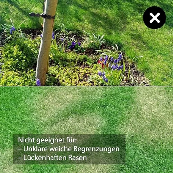 Lawnmaster OcuMow, kabelloser Mähroboter mit 2Ah Akku, stufenlose Schnitthöhenverstellung, für Rasenflächen bis 80 m² – Bild 3