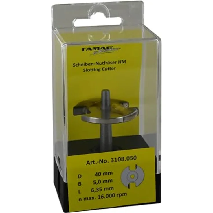 FAMAG Scheiben-Nutfräser HM 40x3mm - 3108.030