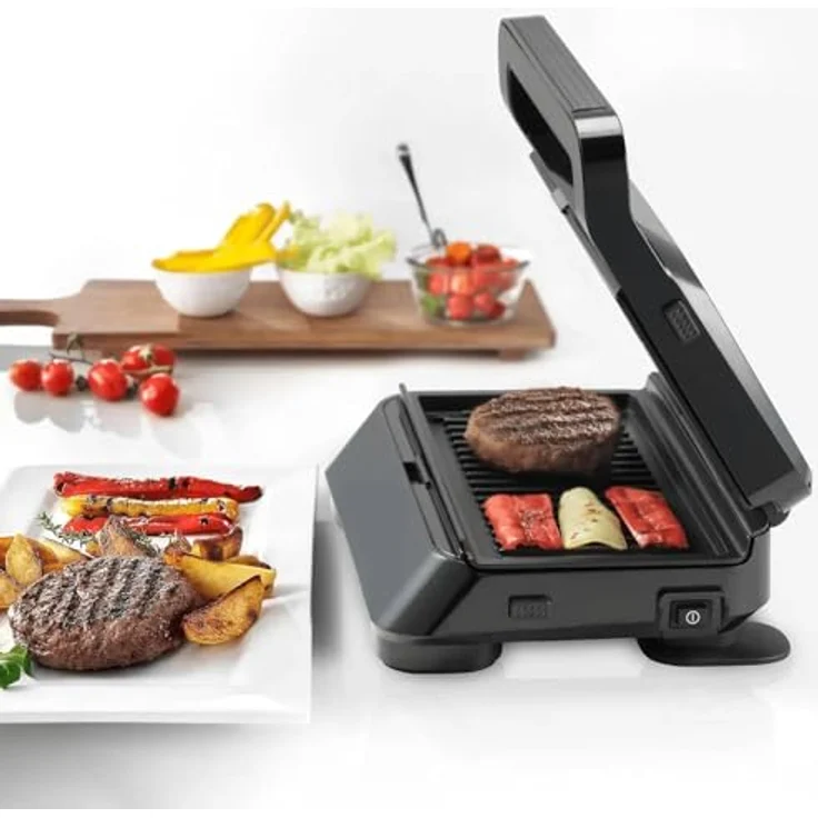 Braun SnackMaker 5 SM5038, Elektrogrill mit abnehmbaren Waffel-, Sandwich- und Grillplatten, spülmaschinenfest, 800W, Silber – Bild 4