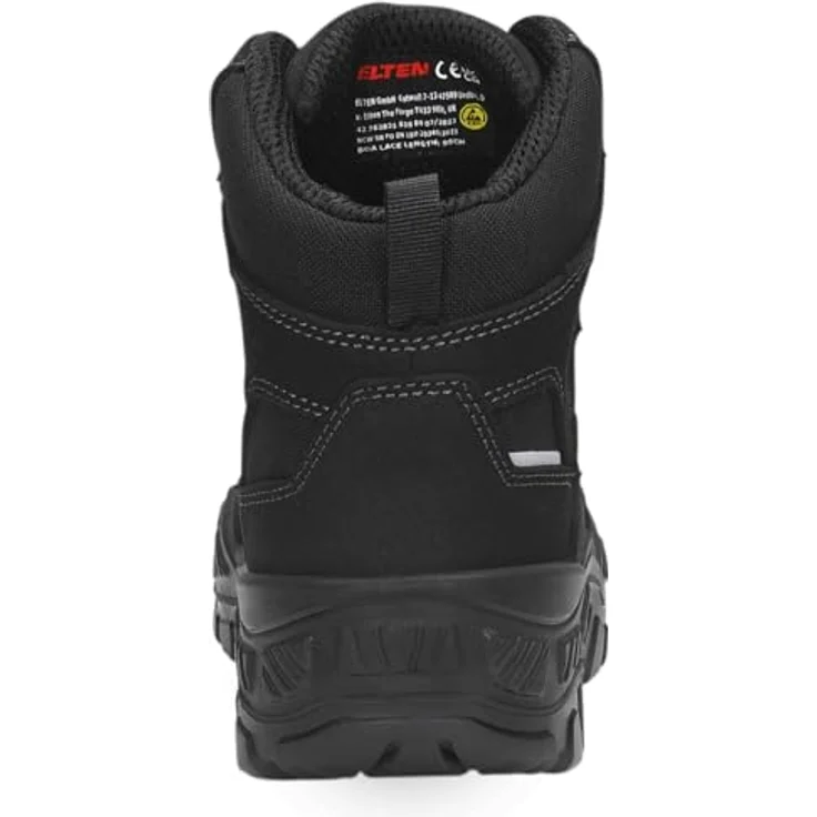 Elten MIKE BOA® black Mid ESD S3S Sicherheitsstiefel, hydrophobiertes Textil, atmungsaktiv, Größe 44 EU – Bild 7