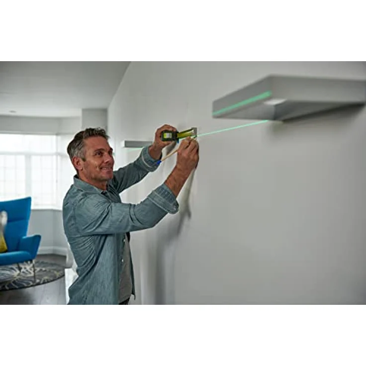 Ryobi RB360GLL, 360° Kreuzlinienlaser mit grünem Laser, max. Arbeitsbereich 25 m, selbstnivellierend – Bild 5