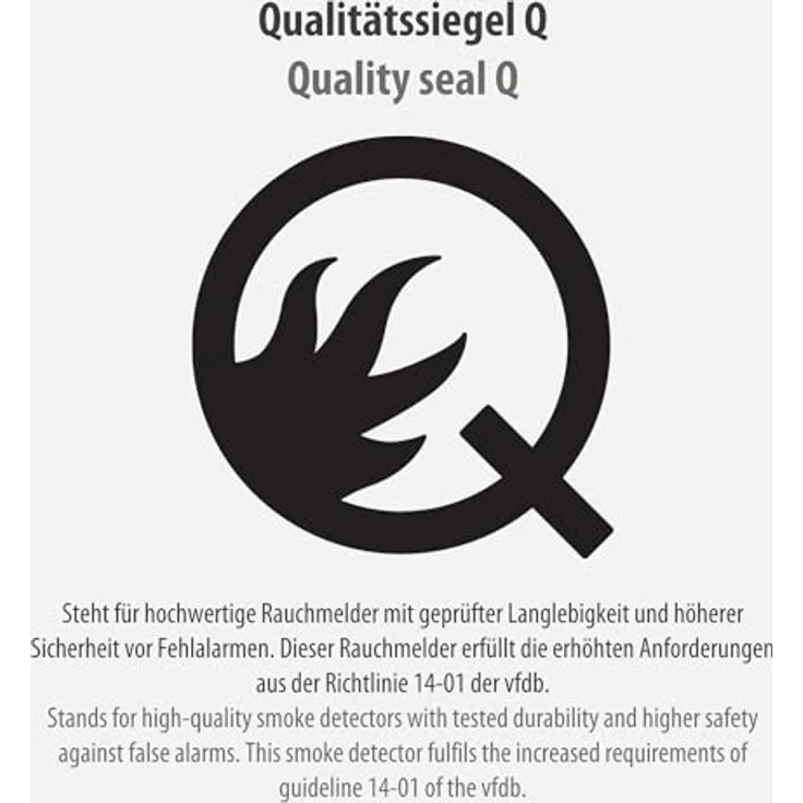 Brennenstuhl Funk-Rauchwarnmelder RM L 3101 4er Set/Vernetzbare Rauchmelder mit 10 Jahres Batterie (vernetzbar mit bis zu 40 Rauchmeldern, inkl. Befestigungsmaterial, geprüft nach DIN EN 14604) – Bild 4