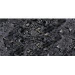 Bodenfliese Feinsteinzeug Dark Wave 60 x 120 cm schwarz