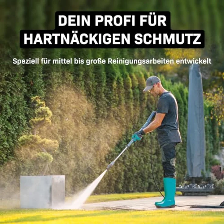 VONROC Hochdruckreiniger, 2200 W, 170 bar, 450 l/h, 8-teilig mit Reinigungstank und Aluminium-Pumpe, inkl. Zubehör-Kit – Bild 7