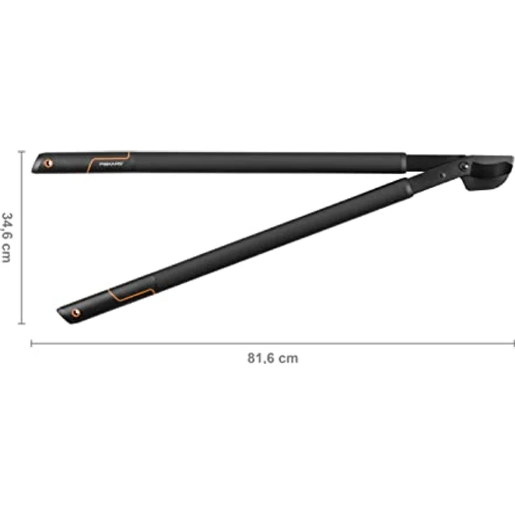 Fiskars SingleStep Bypass-Astschere für frisches Holz, Antihaftbeschichtet, Gehärteter Präzisionsstahl, Länge 81 cm, Schwarz, L38, 1001426 – Bild 4