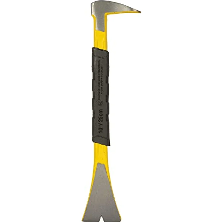 Stanley Fatmax FMHT1-55009, Präzisionseisen mit breiter Schaufel, 25 cm Länge, geschmiedeter Karbonstahl, rutschhemmender Handgriff, gelbe Lackierung – Bild 2