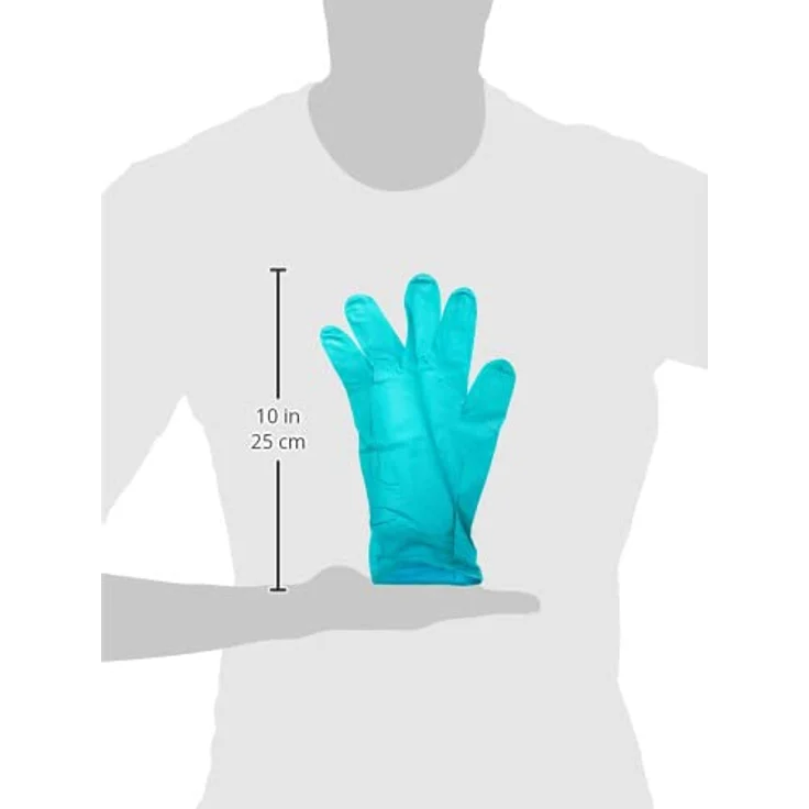 Ansell Microflex 93-260 Einmal-handschuhe aus Nitril, Chemikalien-beständig, Industrie-, Mechanik- und Heimwerkerbereich, Grün, XL 9.5-10, 6 Stück – Bild 8