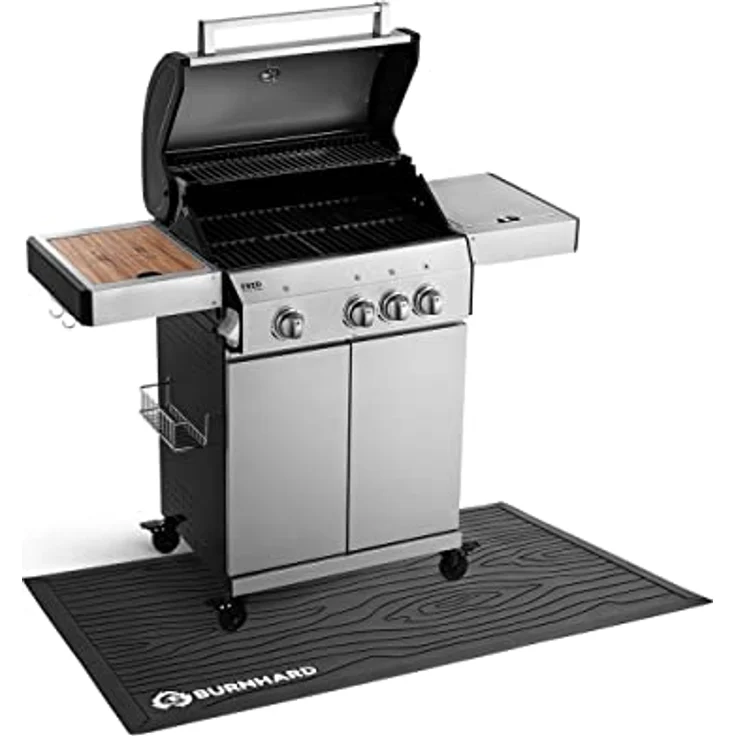 Burnhard Grillunterlage Bodenschutzmatte 120 x 80 cm – Bild 5