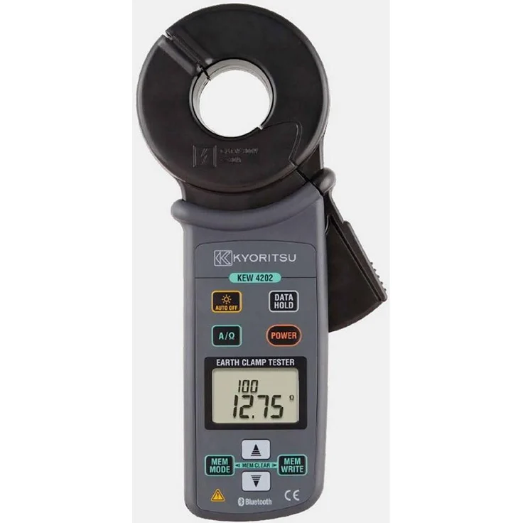 Kyoritsu KEW-4202, digitale Stromzange mit Bluetooth-Schnittstelle und True RMS-Messung, CAT IV 300V