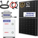 SUNPRO POWER All in one 1680W Balkonkraftwerk Komplettset, 4,48 kWh Adayo DA802 mit DEYE 1600W WIFI Wechselrichter