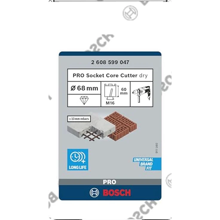 Bosch Best for Universal Steckdosen Bohrkrone 68mm M16 ( 2608599047 ) – Bild 2