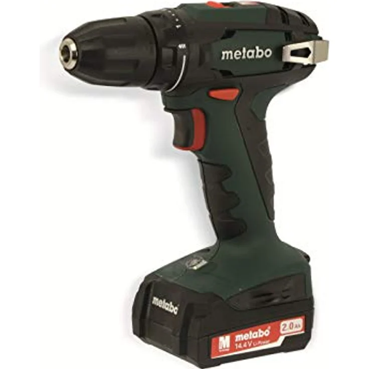 Metabo 60220688 Akku-Bohrschrauber BS 14.4 Set 14,4 V, 2x 2 Ah Li-Ion Akkus, Ladegerät und Zubehör-Set, im Kunststoffkoffer – Bild 4