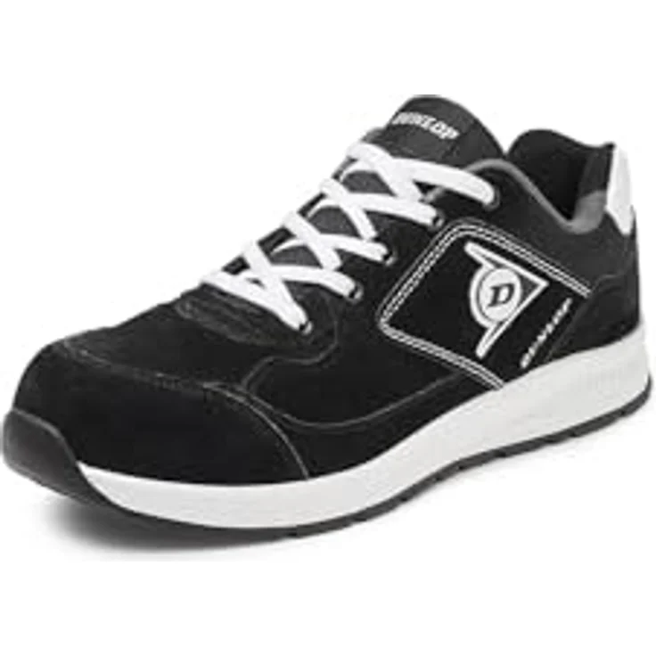 DUNLOP Sicherheitsschuh S3, schwarz, aus Wildleder, wasserabweisend, mit Zehenkappe aus Komposite u – Bild 1