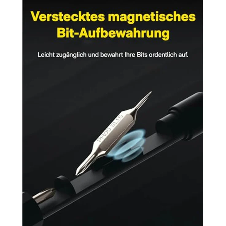 HOTO Feinmechaniker Schraubendreher und Ewiger Bleistift 2-in-1, Mini Schraubenzieher Set, Magnetisch Präzisions-schraubendreher Reparatur Werkzeug Kit für Handy/PC/Brille/Uhr/Spielekonsole/Tablet – Bild 3