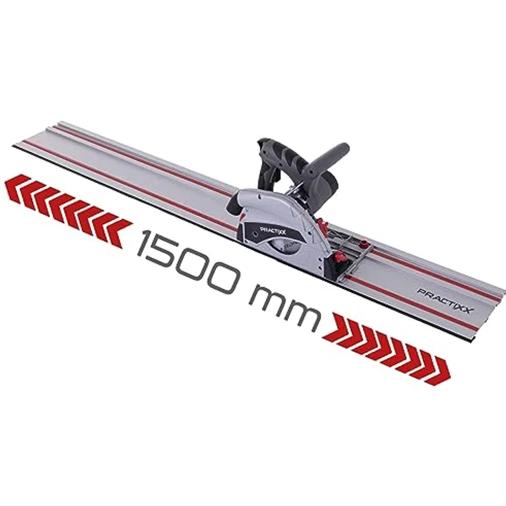 Practixx Tauchsäge PX-TS-55 1200W | Schnitttiefe 55mm | Ø160mm | Schrägstellung 0 bis 45° Schnitte + Kippschutz | Handkreissäge – Bild 5