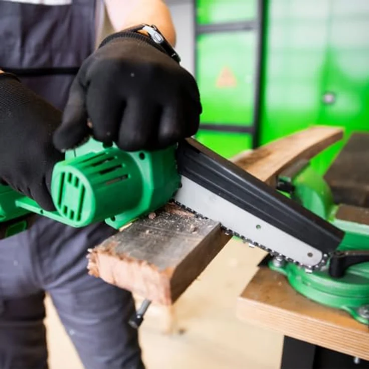 Hammersmith PocketSaw Pro, Akku-Mini-Kettensäge mit 20V Lithium-Ionen-Akku, kompakt und kabellos, präzise Schnitte bis 15 cm – Bild 8