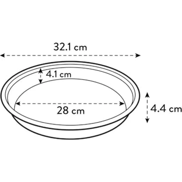 Elho Uni-untersetzer Rund 133m - Transparent - Drinnen & Draußen - Ø 32.6 x H 4.2 cm – Bild 4