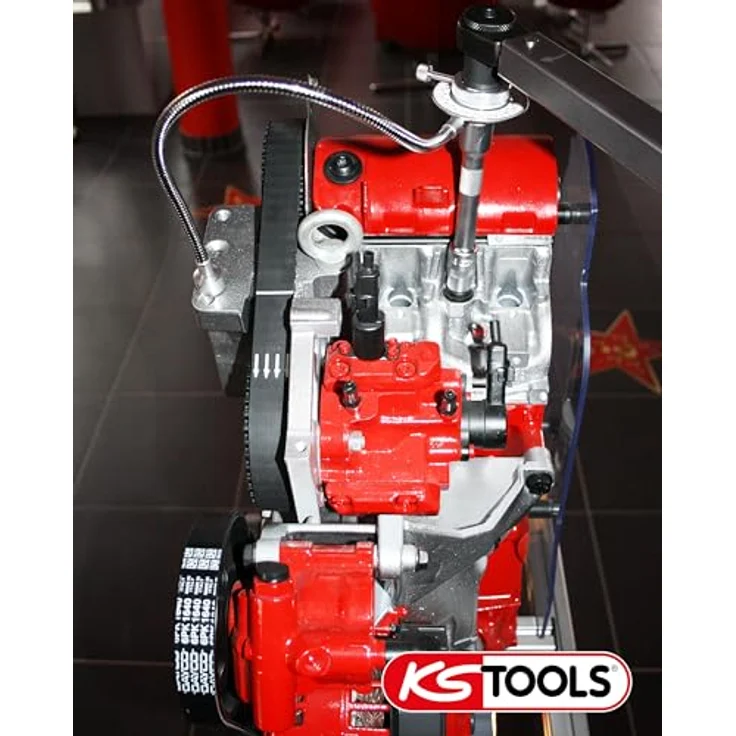 KS Tools 1/2" Drehmomentschlüssel mit Drehwinkelmessscheibe und Magnetarm, flexibler Arm von 0°-360° – Bild 6