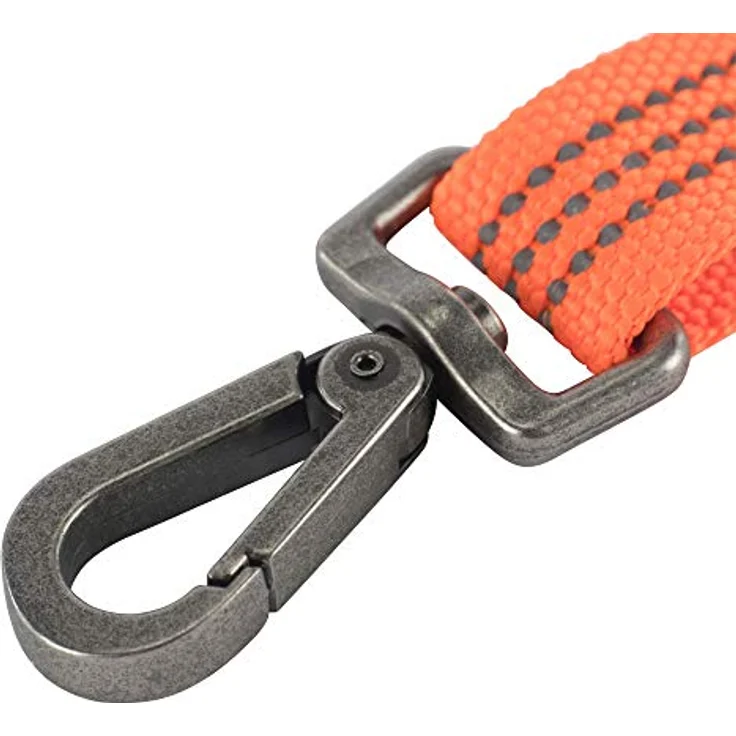 Carhartt Hunde-Halsband Tradesman P000346, robuster Nylon mit reflektierender Naht und verstellbarem D-Ring – Bild 3