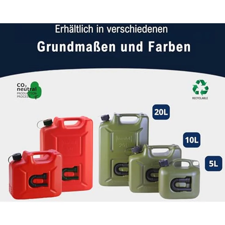 Hünersdorff Kraftstoffkanister 10 l, mit UN-Zulassung – Bild 4