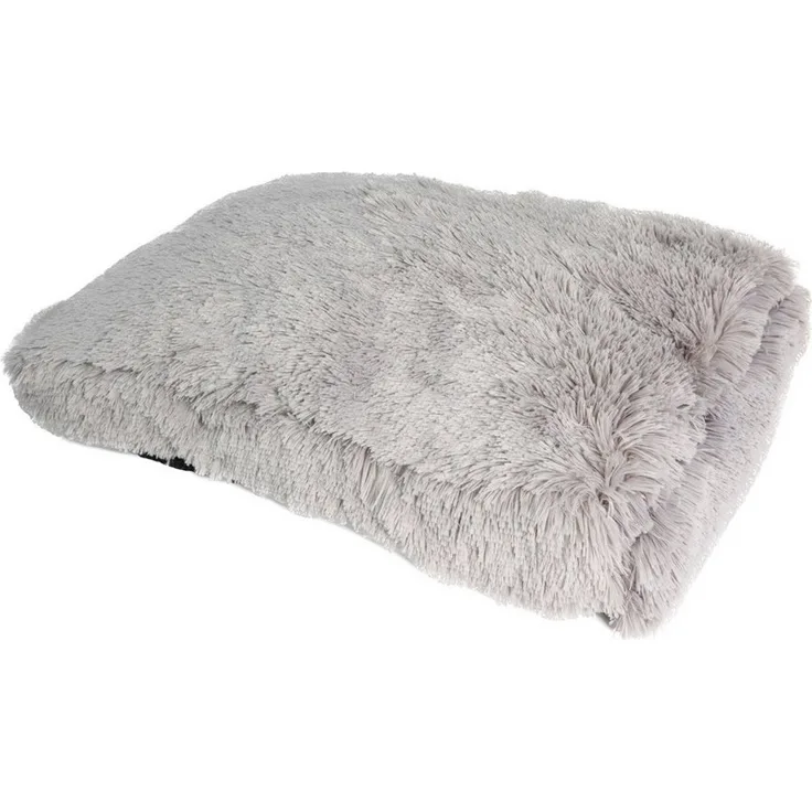 DUVO+ Hundekissen Snug, rechteckig, waschbar bei 30%, hellgrau, ultraweich und bequem